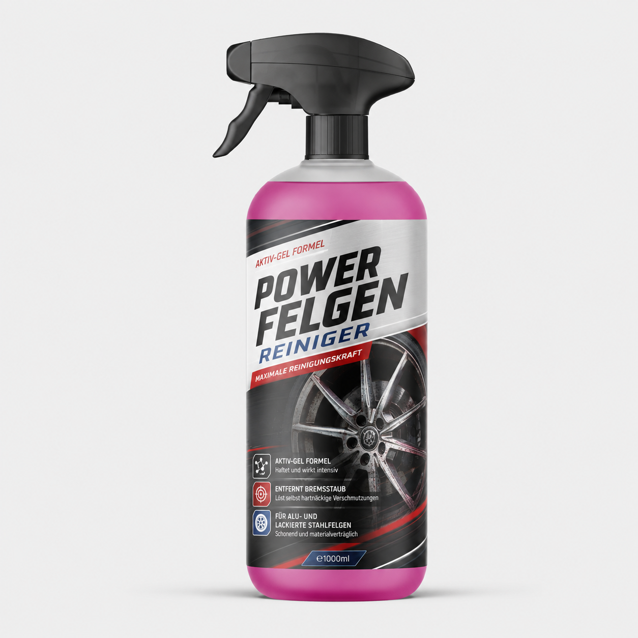 Power Felgenreiniger 1000 ml – Aktiv-Gel für Alu- & Stahlfelgen